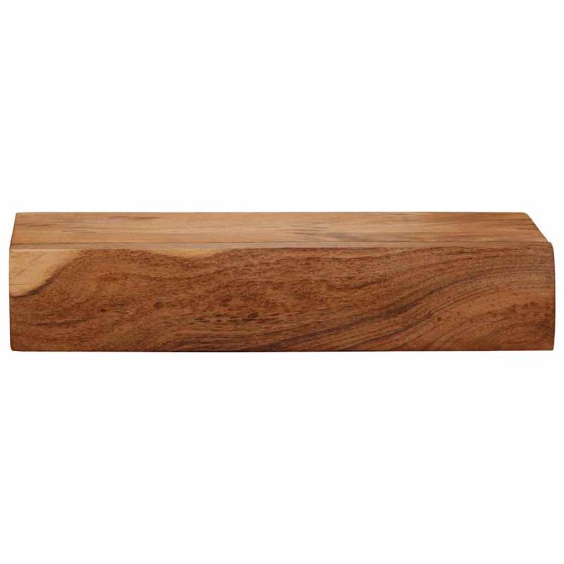 Casa si Gradina - Mobilier - Biblioteci si rafturi - Rafturi - Rafturi de perete 2 buc 40x17x8 cm din lemn masiv de salcam - Infinity.ro