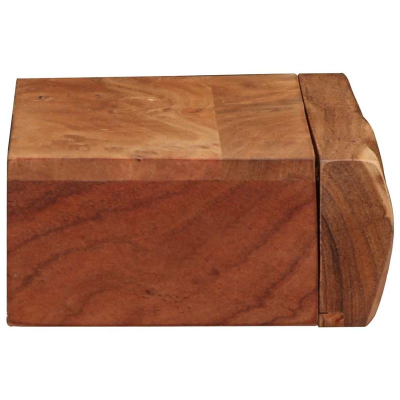 Casa si Gradina - Mobilier - Biblioteci si rafturi - Rafturi - Rafturi de perete 2 buc 40x17x8 cm din lemn masiv de salcam - Infinity.ro