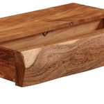 Casa si Gradina - Mobilier - Biblioteci si rafturi - Rafturi - Rafturi de perete 2 buc 40x17x8 cm din lemn masiv de salcam - Infinity.ro