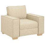 Casa si Gradina - Mobilier - Canapele si coltare - Canapele - Canapea fotoliu crem 60 cm material textil - Infinity.ro