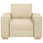 Casa si Gradina - Mobilier - Canapele si coltare - Canapele - Canapea fotoliu crem 60 cm material textil - Infinity.ro