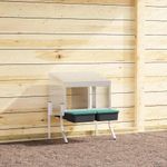 Petshop - Accesorii petshop - Culcusuri si custi - Custi interior si exterior - Cuibar pentru gaini cu 2 compartimente si picioare, otel galvanizat - Infinity.ro