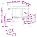 Petshop - Accesorii petshop - Culcusuri si custi - Custi interior si exterior - Cuibar pentru gaini cu 2 compartimente si picioare, otel galvanizat - Infinity.ro