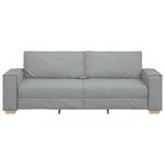 Casa si Gradina - Mobilier - Canapele si coltare - Canapele - Canapea cu 3 locuri, gri deschis, 180 cm, material textil - Infinity.ro