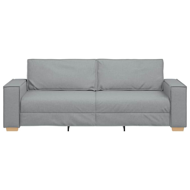 Casa si Gradina - Mobilier - Canapele si coltare - Canapele - Canapea cu 3 locuri, gri deschis, 180 cm, material textil - Infinity.ro