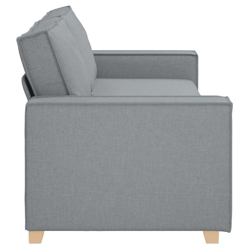 Casa si Gradina - Mobilier - Canapele si coltare - Canapele - Canapea cu 3 locuri, gri deschis, 180 cm, material textil - Infinity.ro