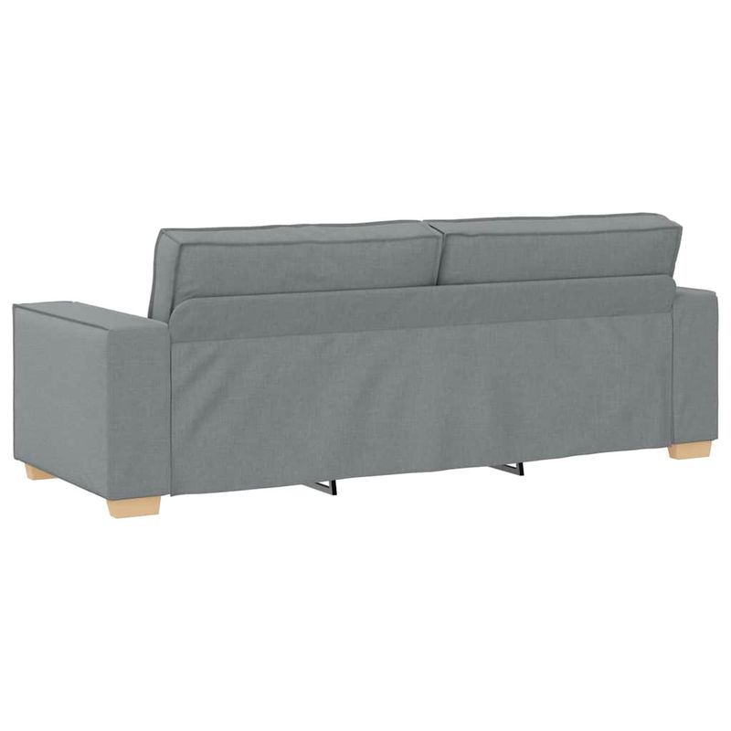 Casa si Gradina - Mobilier - Canapele si coltare - Canapele - Canapea cu 3 locuri, gri deschis, 180 cm, material textil - Infinity.ro