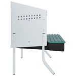 Petshop - Accesorii petshop - Culcusuri si custi - Custi interior si exterior - Cuib pentru gaini cu 4 compartimente si picioare, otel galvanizat - Infinity.ro