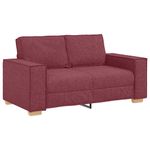 Casa si Gradina - Mobilier - Canapele si coltare - Canapele - Canapea cu 2 locuri, rosu vin, 120 cm, material textil - Infinity.ro