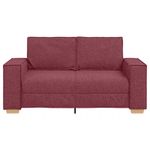 Casa si Gradina - Mobilier - Canapele si coltare - Canapele - Canapea cu 2 locuri, rosu vin, 120 cm, material textil - Infinity.ro