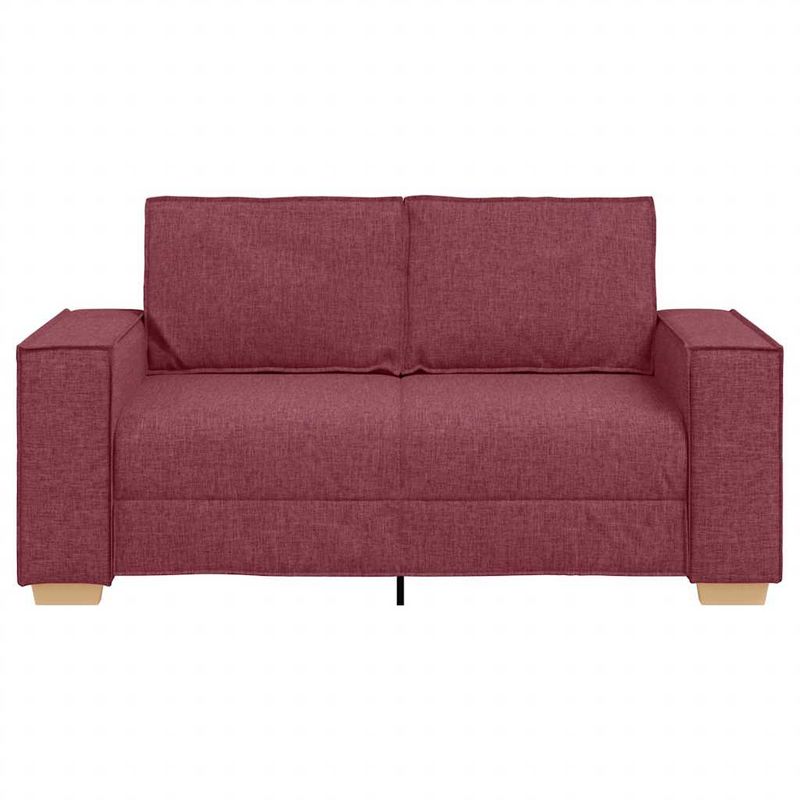 Casa si Gradina - Mobilier - Canapele si coltare - Canapele - Canapea cu 2 locuri, rosu vin, 120 cm, material textil - Infinity.ro