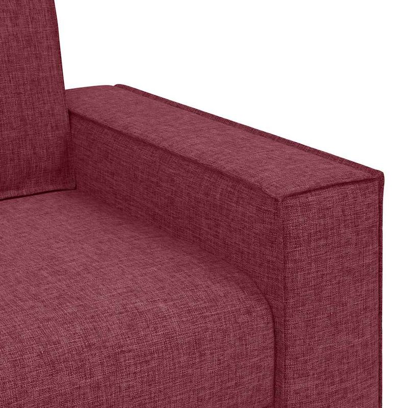 Casa si Gradina - Mobilier - Canapele si coltare - Canapele - Canapea cu 2 locuri, rosu vin, 120 cm, material textil - Infinity.ro
