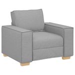 Casa si Gradina - Mobilier - Canapele si coltare - Canapele - Canapea fotoliu gri nor, 60 cm, material textil - Infinity.ro