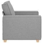 Casa si Gradina - Mobilier - Canapele si coltare - Canapele - Canapea fotoliu gri nor, 60 cm, material textil - Infinity.ro