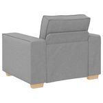 Casa si Gradina - Mobilier - Canapele si coltare - Canapele - Canapea fotoliu gri nor, 60 cm, material textil - Infinity.ro