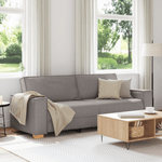 Casa si Gradina - Mobilier - Canapele si coltare - Canapele - Canapea cu 3 locuri, gri taupe, 180 cm, material textil - Infinity.ro