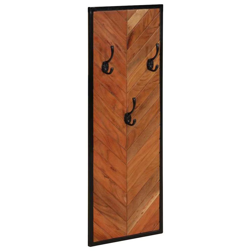Casa si Gradina - Mobilier - Organizare si depozitare - Cuiere - Rafturi pentru haine 2 buc 35x1x90 cm din lemn masiv de salcam - Infinity.ro