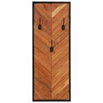 Casa si Gradina - Mobilier - Organizare si depozitare - Cuiere - Rafturi pentru haine 2 buc 35x1x90 cm din lemn masiv de salcam - Infinity.ro