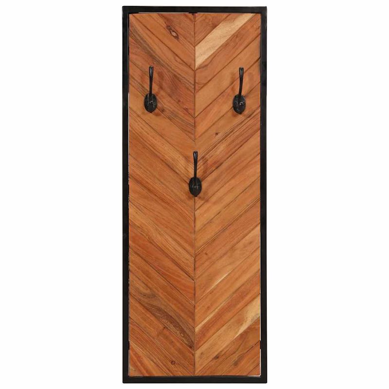 Casa si Gradina - Mobilier - Organizare si depozitare - Cuiere - Rafturi pentru haine 2 buc 35x1x90 cm din lemn masiv de salcam - Infinity.ro