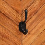 Casa si Gradina - Mobilier - Organizare si depozitare - Cuiere - Rafturi pentru haine 2 buc 35x1x90 cm din lemn masiv de salcam - Infinity.ro