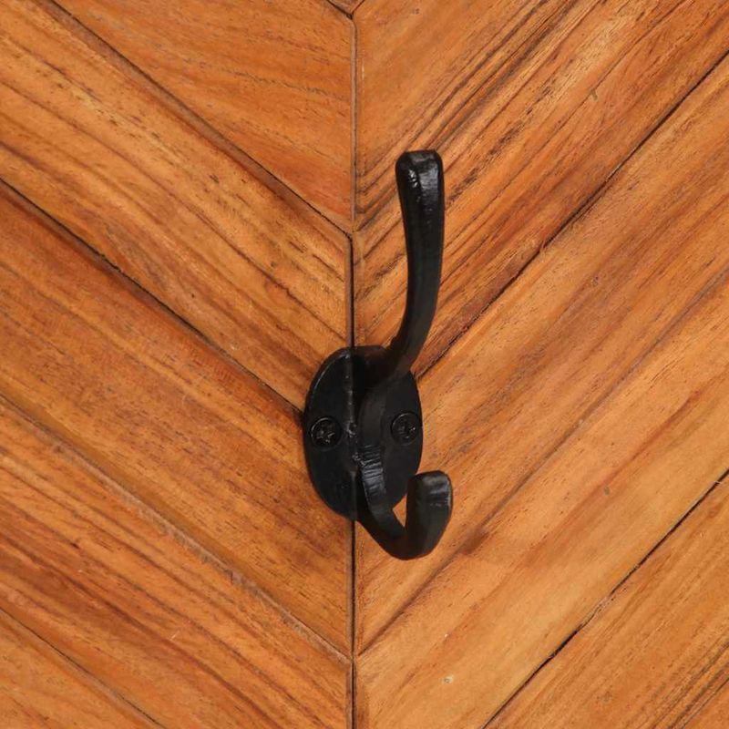 Casa si Gradina - Mobilier - Organizare si depozitare - Cuiere - Rafturi pentru haine 2 buc 35x1x90 cm din lemn masiv de salcam - Infinity.ro
