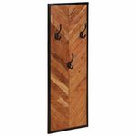 Casa si Gradina - Mobilier - Organizare si depozitare - Cuiere - Rafturi pentru haine 2 buc 35x1x90 cm din lemn masiv de salcam - Infinity.ro