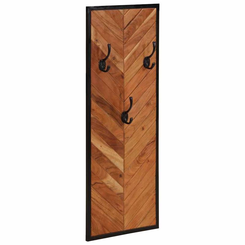 Casa si Gradina - Mobilier - Organizare si depozitare - Cuiere - Rafturi pentru haine 2 buc 35x1x90 cm din lemn masiv de salcam - Infinity.ro