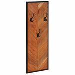 Casa si Gradina - Mobilier - Organizare si depozitare - Cuiere - Rafturi pentru haine 2 buc 35x1x90 cm din lemn masiv de salcam - Infinity.ro