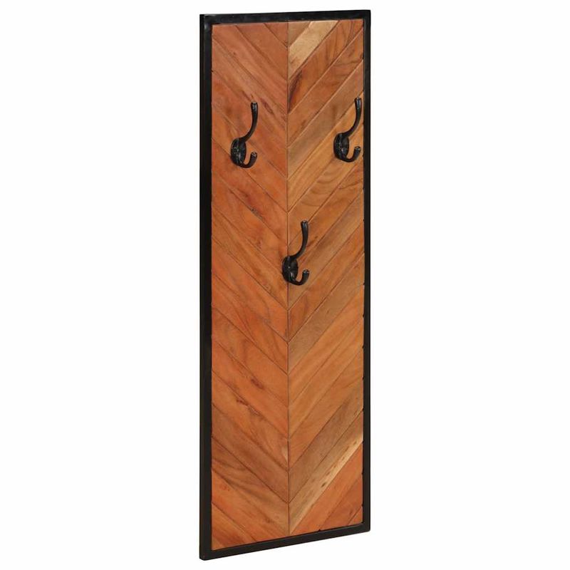 Casa si Gradina - Mobilier - Organizare si depozitare - Cuiere - Rafturi pentru haine 2 buc 35x1x90 cm din lemn masiv de salcam - Infinity.ro