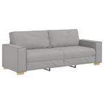 Casa si Gradina - Mobilier - Canapele si coltare - Canapele - Canapea cu 3 locuri, gri nor, 180 cm, material textil - Infinity.ro