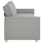 Casa si Gradina - Mobilier - Canapele si coltare - Canapele - Canapea cu 3 locuri, gri nor, 180 cm, material textil - Infinity.ro