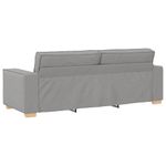 Casa si Gradina - Mobilier - Canapele si coltare - Canapele - Canapea cu 3 locuri, gri nor, 180 cm, material textil - Infinity.ro