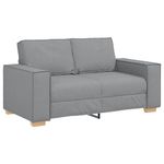 Casa si Gradina - Mobilier - Canapele si coltare - Canapele - Canapea cu 2 locuri, gri deschis, 120 cm, material textil - Infinity.ro