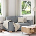 Casa si Gradina - Mobilier - Canapele si coltare - Canapele - Canapea cu 2 locuri, gri deschis, 120 cm, material textil - Infinity.ro