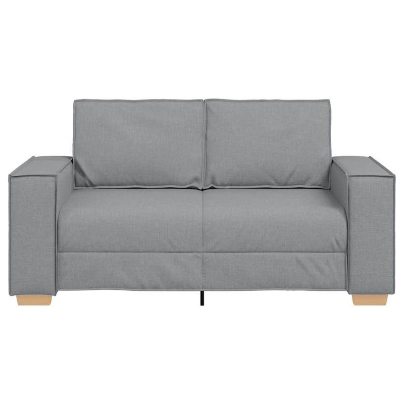 Casa si Gradina - Mobilier - Canapele si coltare - Canapele - Canapea cu 2 locuri, gri deschis, 120 cm, material textil - Infinity.ro