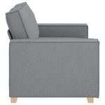 Casa si Gradina - Mobilier - Canapele si coltare - Canapele - Canapea cu 2 locuri, gri deschis, 120 cm, material textil - Infinity.ro