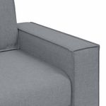 Casa si Gradina - Mobilier - Canapele si coltare - Canapele - Canapea cu 2 locuri, gri deschis, 120 cm, material textil - Infinity.ro