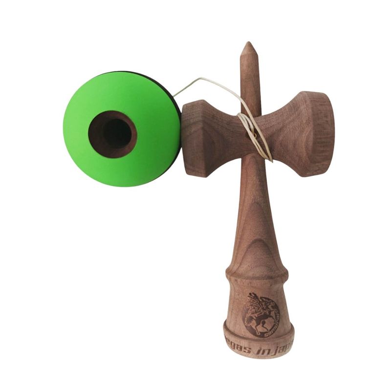 Jucarii, Copii si Bebe - Jucarii si jocuri - Jucarii & jocuri educative - Jucarii interactive - Kendama profesionala, Bila din lemn, Samurai + Sticker pentru telefon, 91KD - Infinity.ro