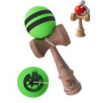 Jucarii, Copii si Bebe - Jucarii si jocuri - Jucarii & jocuri educative - Jucarii interactive - Kendama profesionala, Bila din lemn, Samurai + Sticker pentru telefon, 91KD - Infinity.ro