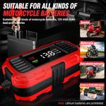 Auto si Moto - Reparatii si depanare - Redresoare - Incarcator redresor baterie moto Techstar 12V 2A cu oprire automata, incarcare inteligenta cu 3 etape, afisaj LED - Infinity.ro
