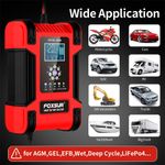 Auto si Moto - Reparatii si depanare - Redresoare - Incarcator Redresor baterii auto-moto inteligent FOXSur FBC122412D, 12V 12A/24V 6A, 7 trepte incarcare, LCD, rosu - Infinity.ro