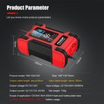 Auto si Moto - Reparatii si depanare - Redresoare - Incarcator Redresor baterii auto-moto inteligent FOXSur FBC122412D, 12V 12A/24V 6A, 7 trepte incarcare, LCD, rosu - Infinity.ro