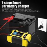 Auto si Moto - Reparatii si depanare - Redresoare - Incarcator Redresor baterii auto-moto inteligent FOXSur FBC122412D, 12V 12A/24V 6A, 7 trepte incarcare, LCD - Infinity.ro