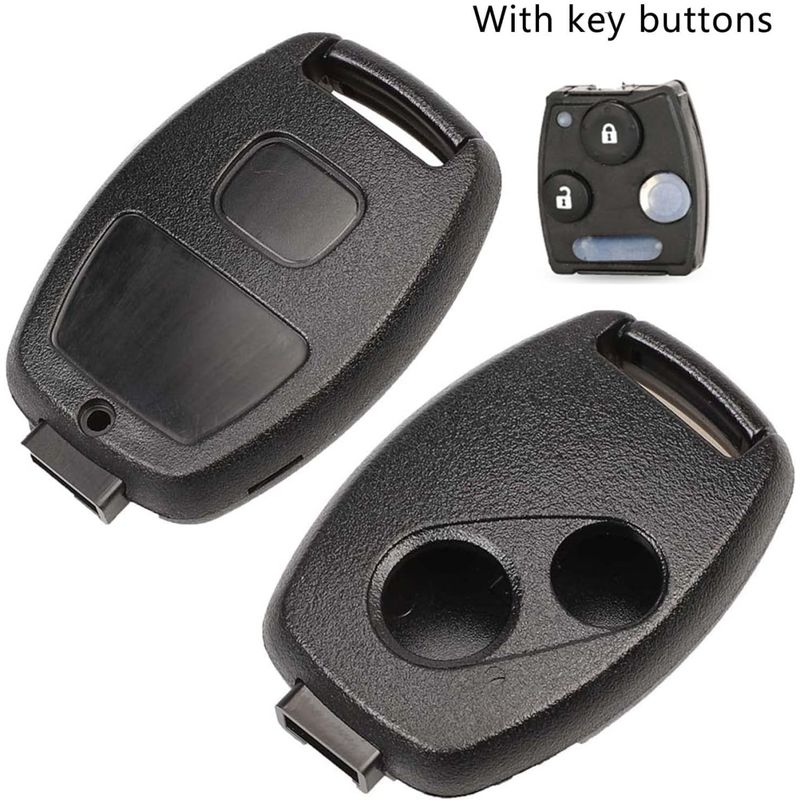 Auto si Moto - Electronice auto - Accesorii electronice auto - Carcasa Cheie Auto Techstar cu 2 Butoane Compatibila Honda Civic, Jazz, CR-V, Accord, Insight, Fit, FR-V, fara lama - Infinity.ro