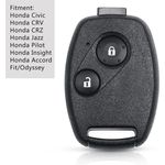 Auto si Moto - Electronice auto - Accesorii electronice auto - Carcasa Cheie Auto Techstar cu 2 Butoane Compatibila Honda Civic, Jazz, CR-V, Accord, Insight, Fit, FR-V, fara lama - Infinity.ro