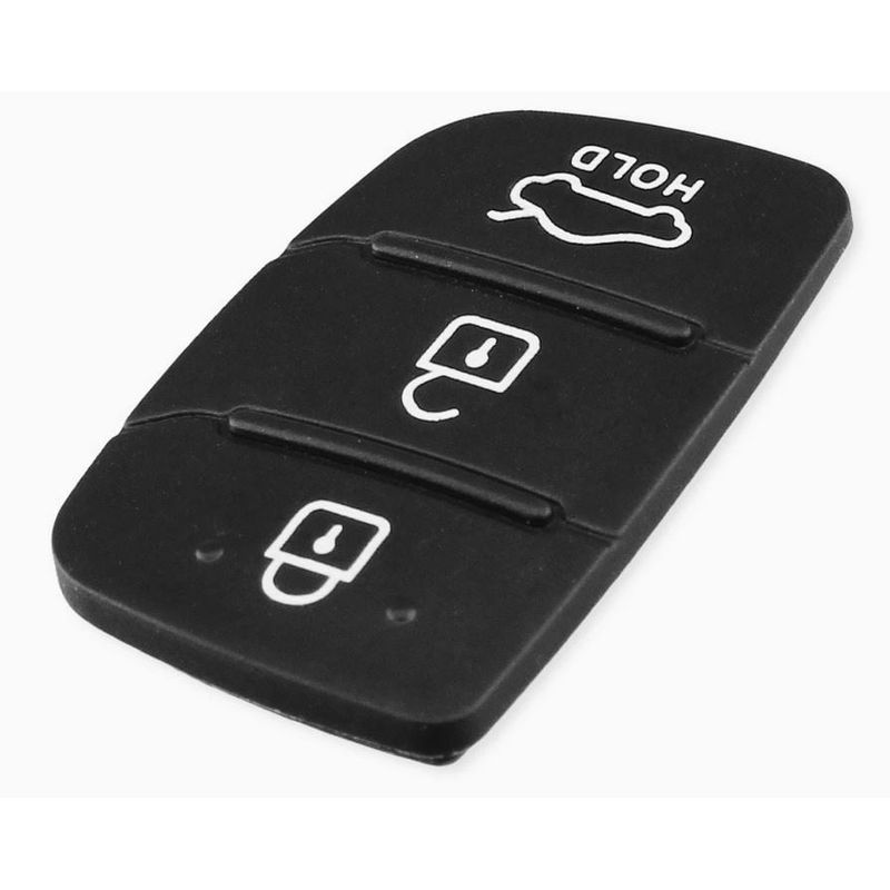 Auto si Moto - Electronice auto - Accesorii electronice auto - Membrana Cauciuc Butoane Cheie Auto 3 Butoane – Compatibila Hyundai, Kia – Pad pentru Telecomanda, Inlocuire Tastatura - Infinity.ro