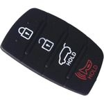 Auto si Moto - Electronice auto - Accesorii electronice auto - Membrana Cauciuc Butoane Cheie Auto 4 Butoane Compatibila Hyundai Tucson, Santa Fe, ix45, Sonata, i40 – Pad Inlocuire - Infinity.ro