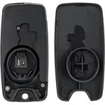 Auto si Moto - Electronice auto - Accesorii electronice auto - Carcasa Cheie Auto Techstar tip Flip cu 4 butoane, Compatibila Jeep Renegade, Compass, Patriot, Liberty 2014–2021, Fiat - Infinity.ro