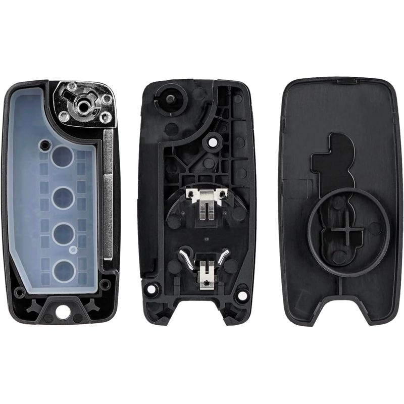 Auto si Moto - Electronice auto - Accesorii electronice auto - Carcasa Cheie Auto Techstar tip Flip cu 4 butoane, Compatibila Jeep Renegade, Compass, Patriot, Liberty 2014–2021, Fiat - Infinity.ro