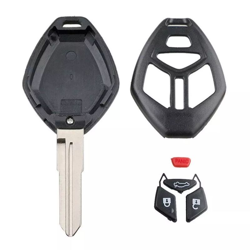 Auto si Moto - Electronice auto - Accesorii electronice auto - Carcasa Cheie Auto cu 4 butoane Techstar Compatibila Mitsubishi Lancer 2008–2015, Galant, Eclipse – model FCCID - Infinity.ro